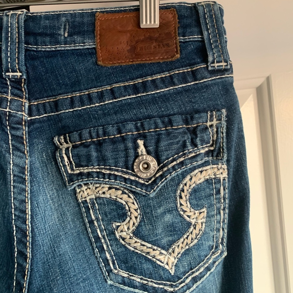 Big Star Jeans Size 27R Remy Low Rise - Picture 3 of 7
